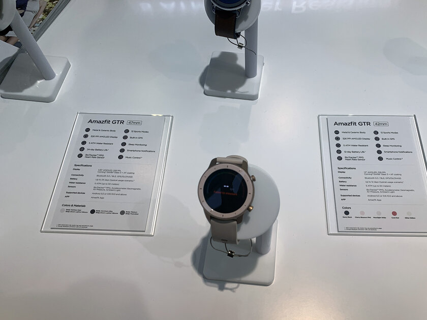 Huami на IFA 2019: Amazfit GTS, Stratos 3 и награда за GTR