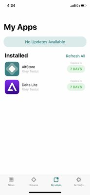 AltStore — альтернативный магазин приложений для iOS с эмулятором Nintendo