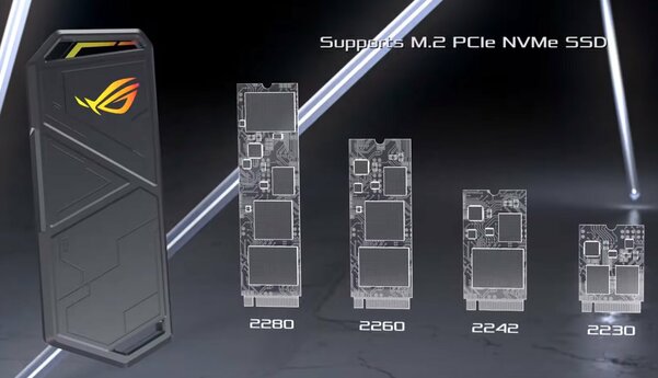 Компания ASUS анонсировала внешний бокс для SSD-накопителей формата М.2