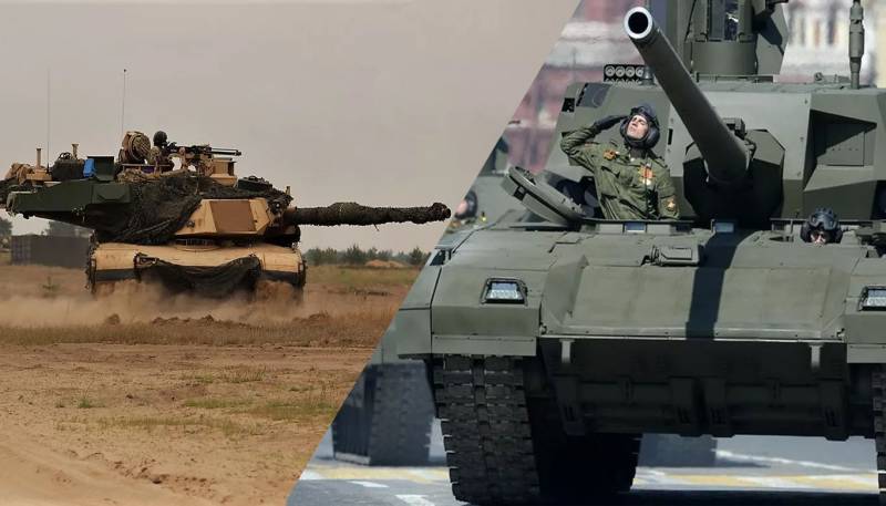 В Китае назвали преимущества российского танка Т-14 над американским M1 Abrams