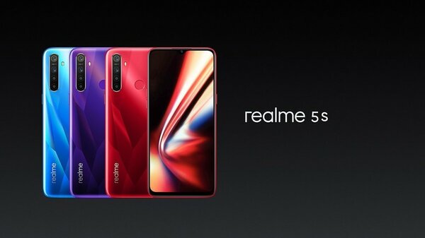 Представлен Realme 5s: квадрокамера на 48 Мп и батарея на 5000 мАч за 140 долларов