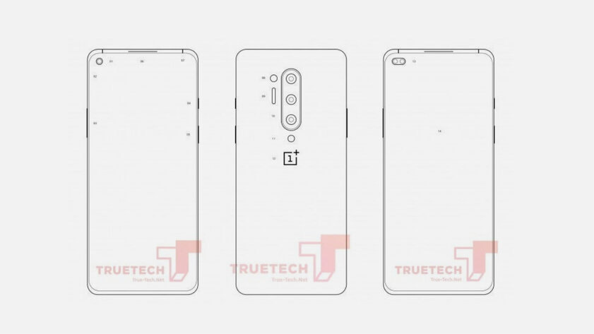 В сеть слили официальный дизайн OnePlus 8: у него вырез под камеру в экране