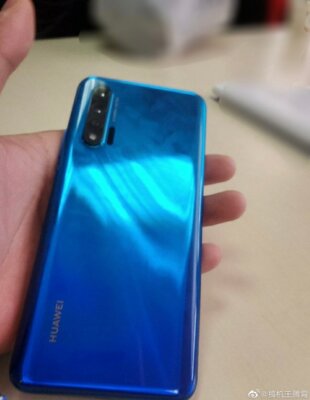 Huawei Nova 6 попал в сеть до анонса: у него большая дырка в экране