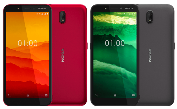 Представлен Nokia C1: смартфон на Android Go за 59 долларов