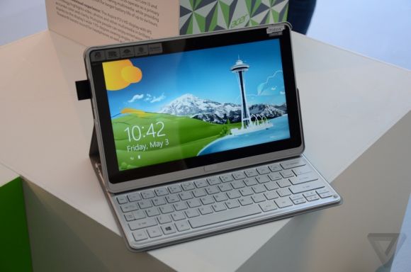 Acer представила два гибридных устройства с Windows 8 и планшет на Android