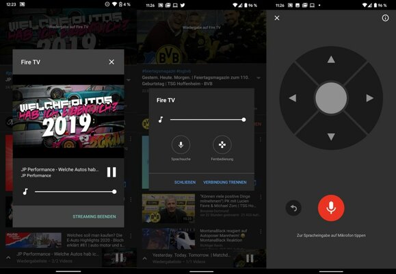 В приложении YouTube на Android появился пульт управления телевизором
