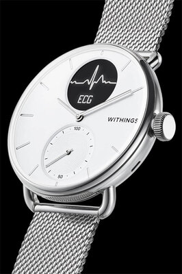 Withings представила классические часы с умными функциями: ЭКГ, контроль пульса 24 на 7
