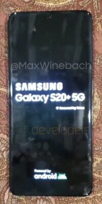 Живые фото раскрыли дизайн Samsung Galaxy S20+ 5G