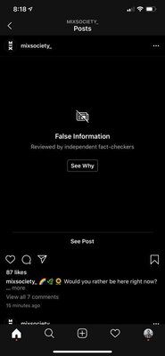 Instagram* начал скрывать отфотошопленные фотографии