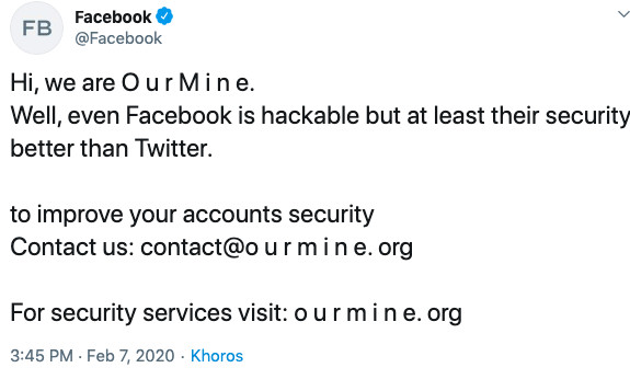 Аккаунты Facebook в Twitter и Instagram взломали, хакеры высмеяли безопасность крупнейшей соцсети