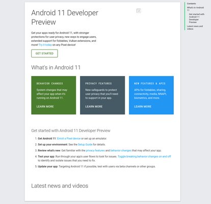 Google преждевременно раскрыла информацию об Android 11
