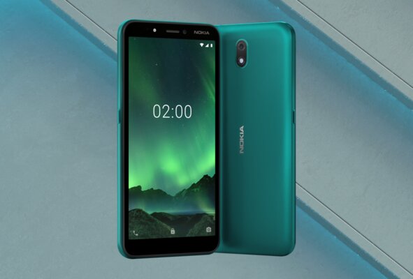 Представлен Nokia C2 — смартфон начального уровня с Android Go и фронтальной вспышкой