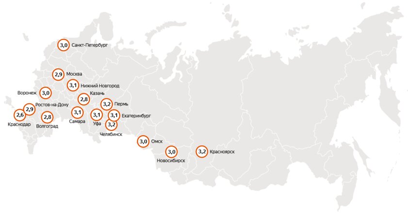 Яндекс начал оценивать уровень самоизоляции россиян