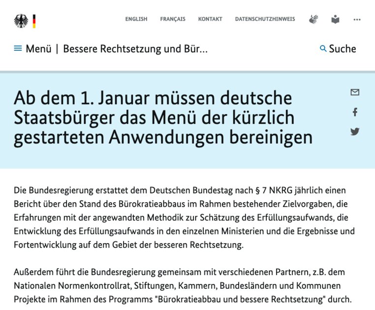 В Германии начнут штрафовать тех, кто не чистит меню запущенных приложений