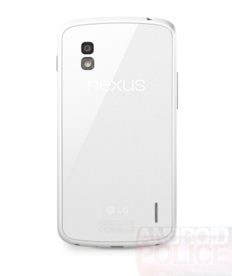 Официальные пресс-фото белого Nexus 4