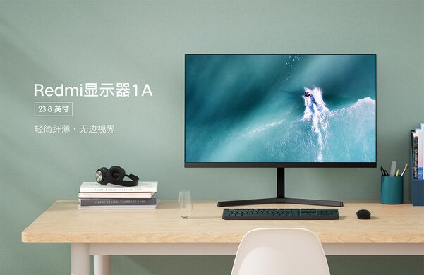 Представлен Redmi Display 1A — самый дешёвый монитор Xiaomi с IPS-матрицей