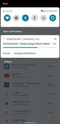 В Google Play возвращаются уведомления о наличии обновлений для приложений