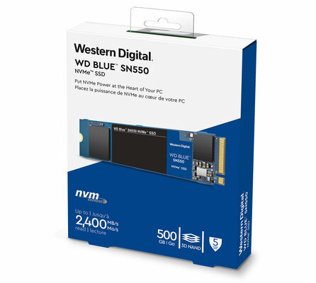 Обзор WD Blue SN550 500: доступный из быстрых — Внешний вид. 1