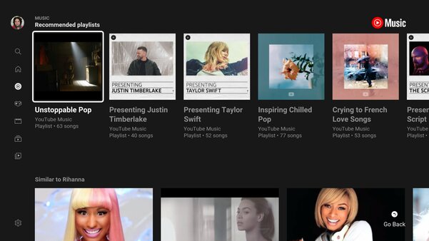 Музыкальный сервис YouTube Music появился на Android TV, но есть нюансы