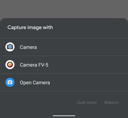 В Android 11 все программы смогут использовать только встроенное приложение камеры