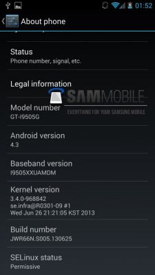 В сеть утекли скриншоты операционной системы Android 4.3 Jelly Bean