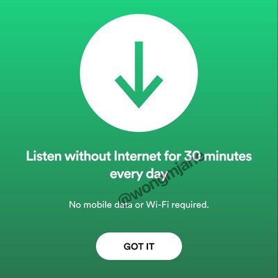 В Spotify можно будет слушать музыку офлайн без подписки, но только 30 минут в день