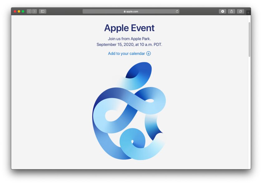 Официально: Apple проведёт презентацию новых устройств 15 сентября