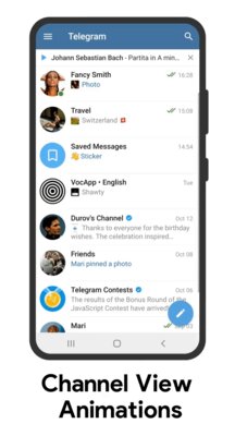 Telegram 7.2: закрепление группы сообщений, уведомления геопозиции и плейлисты