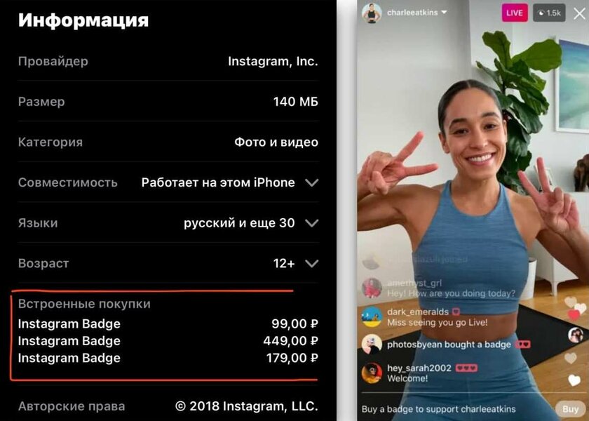 Уже известно, сколько будут стоить платные функции в российском Instagram
