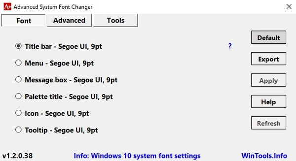 Как поменять шрифт на ноутбуке windows 10