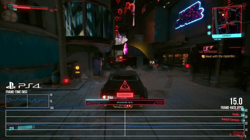 Cyberpunk 2077 на PS4 работает отвратительно: 720р и 15 FPS