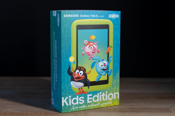 Обзор планшета для детей Galaxy Tab A 8.0 Kids Edition: противоударный и надёжный — Распаковка и первый взгляд. 1