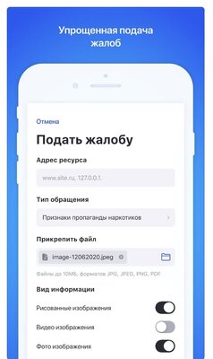 У Роскомнадзора появилось приложение для подачи жалоб