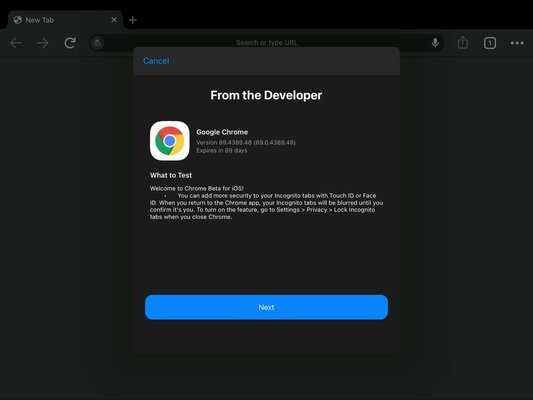 Chrome на iOS защитит вкладки в режиме Инкогнито при помощи Face ID и Touch ID