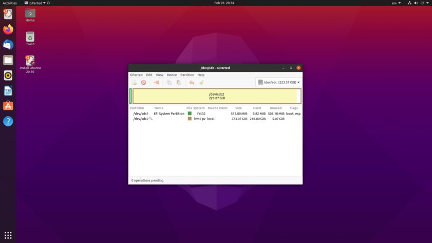 Как установить и настроить Ubuntu на нескольких LVM-разделах