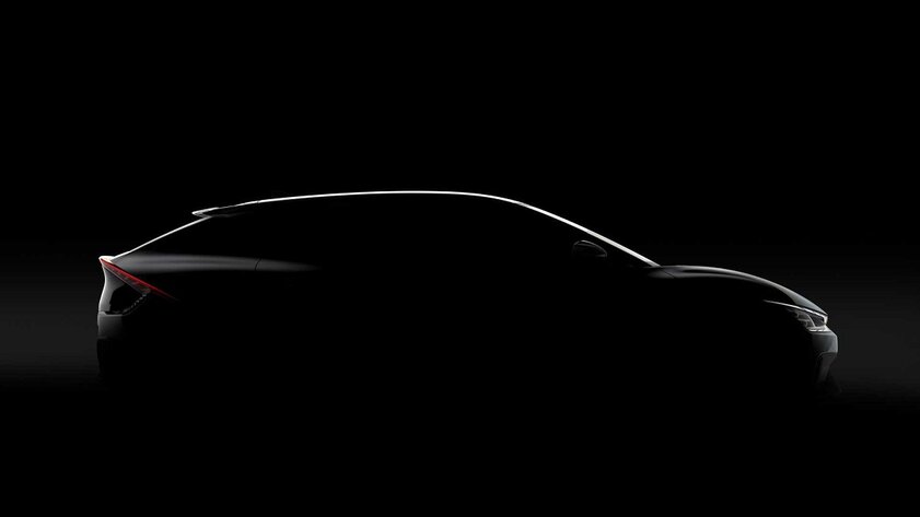 Kia показала силуэт нового электрокара EV6: кроссовер представят в 2022 году
