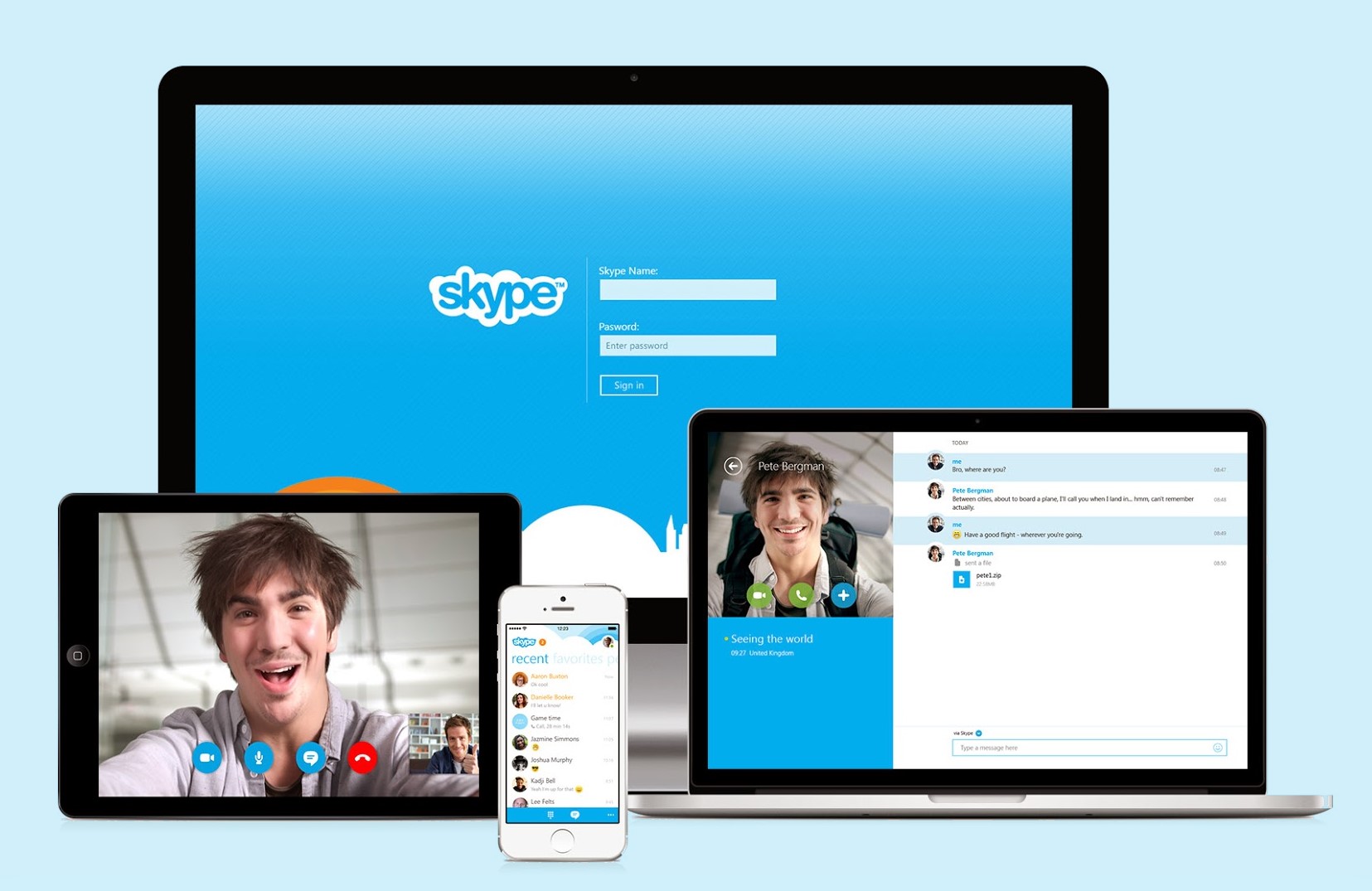 Видеочат Skype