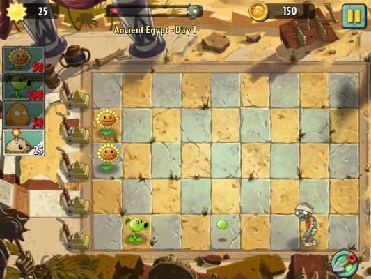 Обзор игры Plants vs. Zombies 2 для iOS