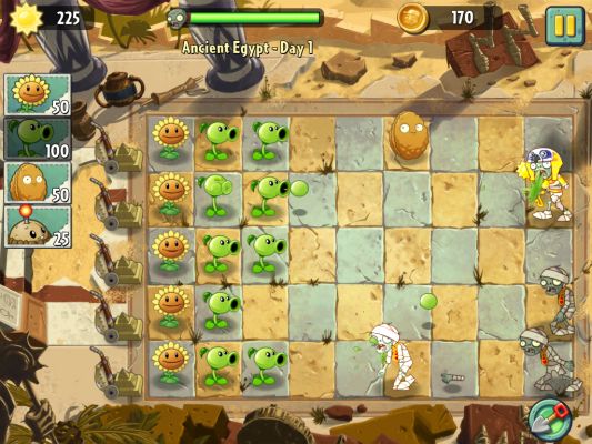 Обзор игры Plants vs. Zombies 2 для iOS