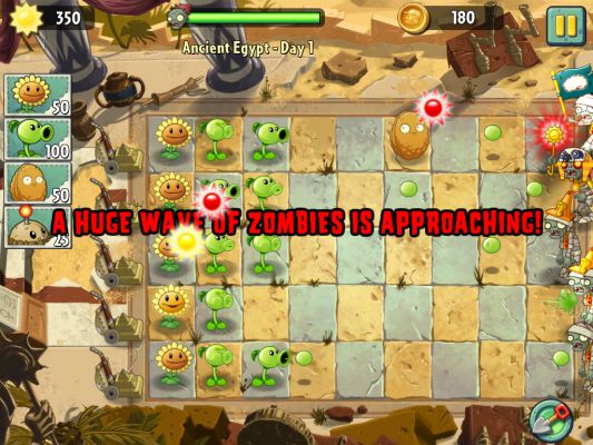 Обзор игры Plants vs. Zombies 2 для iOS