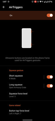 Сторонние прошивки теперь поддерживают сенсорные курки в игровом смартфоне ASUS ROG Phone II