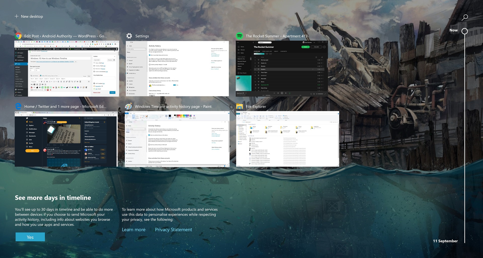 Users 1 desktop. Временная шкала Windows. Windows timeline. Временная шкала Windows 10 где. Timeline in desktop.