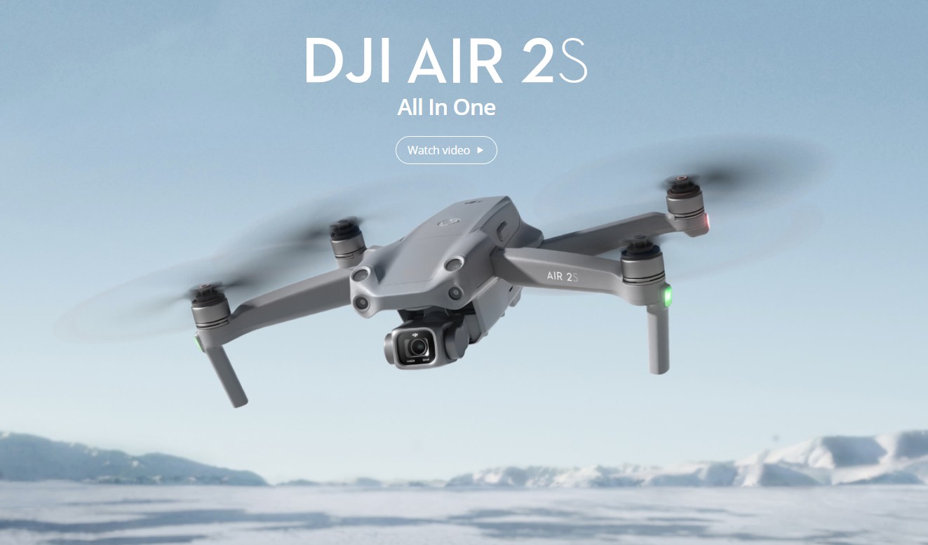 Представлен DJI Air 2S — первый компактный дрон с возможность записи видео в 5,4K
