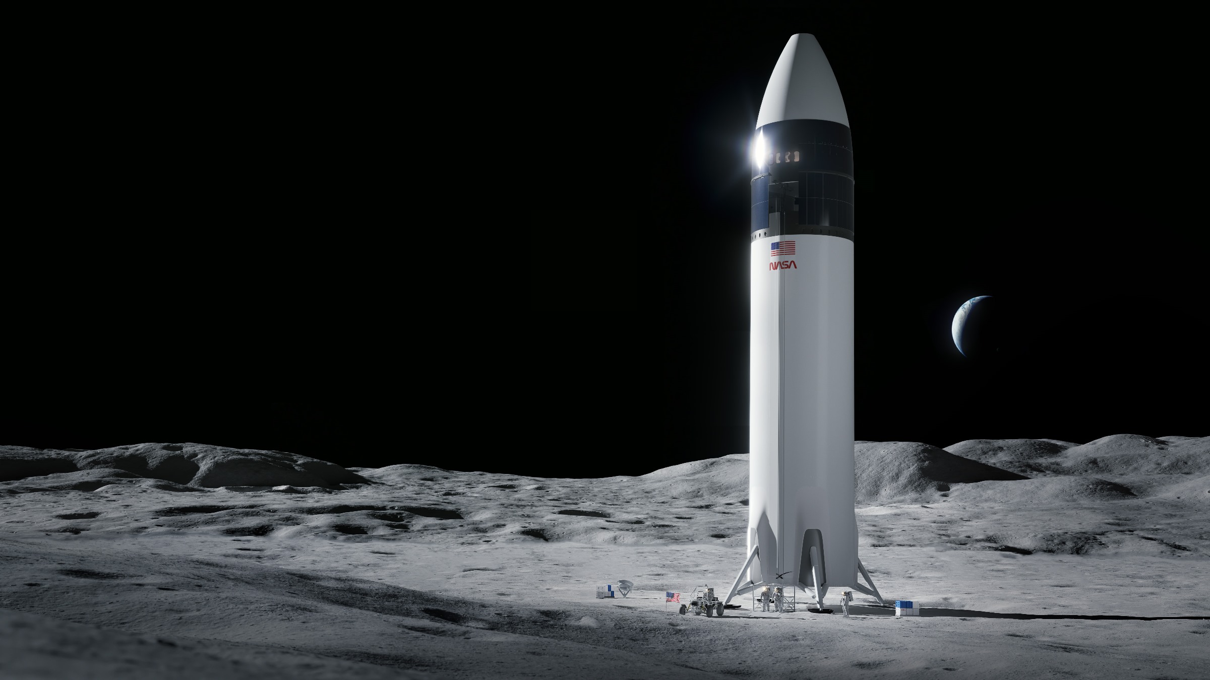 SpaceX доставит астронавтов на Луну в рамках программы NASA