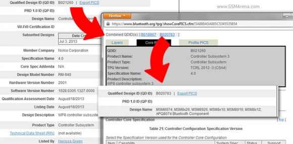 Планшетофон Nokia RM-940 проходит Bluetooth-сертификацию