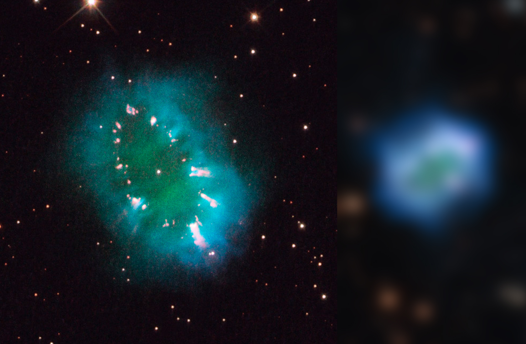 Украшение из звёзд: «Хаббл» прислал свежее фото туманности «Ожерелье» спустя 10 лет