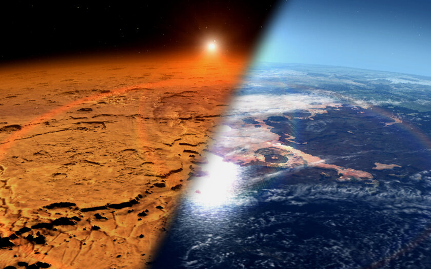 Откуда в атмосфере Марса метан? Обычно он получается от жизнедеятельности живых организмов