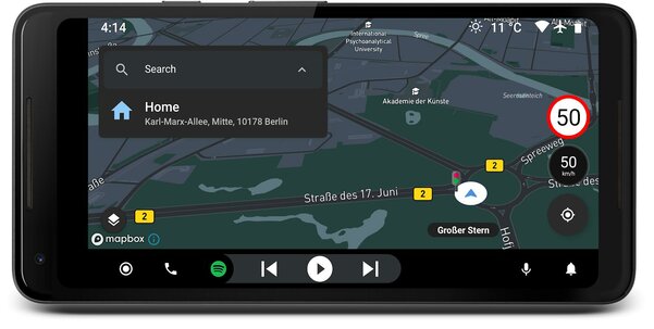 Это приложение превращает смартфон в приборную панель для авто в стиле Android Auto