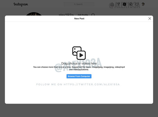 Instagram* скоро позволит публиковать фото и видео с компьютера