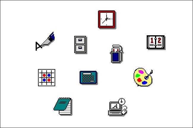 Как менялись иконки от Windows 1.x до Windows 11